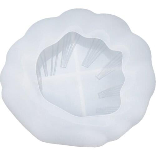 Crystal Epoxy Resin Mold Shell Dish Plate Casting Silicone Mould DIY Crafts Jewelry Decoration Making Tool A5KE