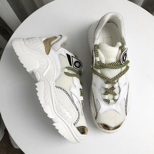 Platform Sneakers Women Autumn Chunky Sneakers Cozy Shoes Women Thick Sole Ladies Shoes Casual Chaussures Femme Zapatos De Mujer