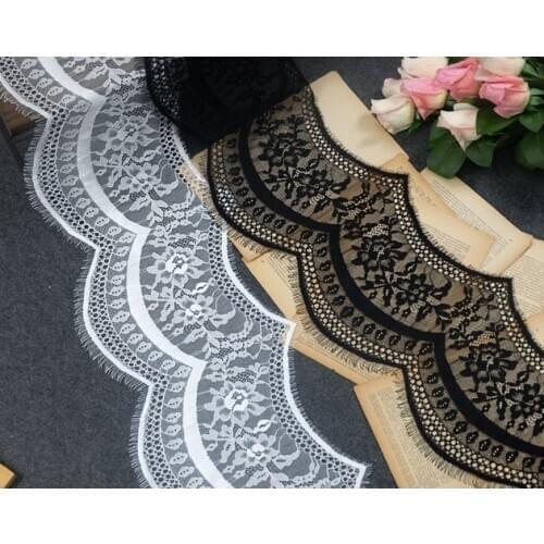 Non-elastic eyelashes lace accessories skirt lace material 20cm wide sexy underwear lace fabric