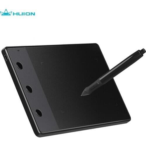 Huion H420 Drawing Tablet 4x2.23 Inch Professional Graphics Signature Pad Board with 3 Shortcut Keys Digital Tablets