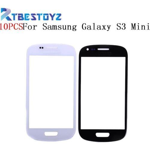 RTBESTOYZ 10PCS/Lot Replacement Front Touch Screen Outer Glass Lens For Samsung Galaxy S3 Mini i8190