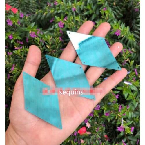 Sewing supplies Large and small diamond sky-blue diamond sequins Big diamond bead curtain beads stage wedding scene