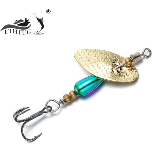 LTHTUG AR-S Hand-made Spinner Baits Stream 1/8 3/32 1/16 3/64oz Tungsten Golden Silver Small Copper Spoons Bait For Trout Perch