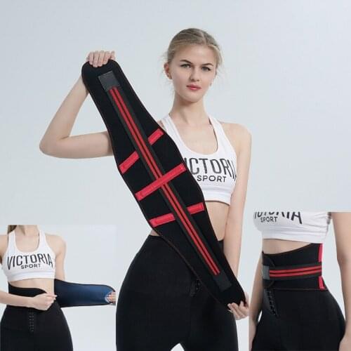 Wholesale Waist Shaper Belt Waist Trainer Control Slimming Under bust Corset Shapewear Body Tummy Corset Wrap Sport Sweat Belt