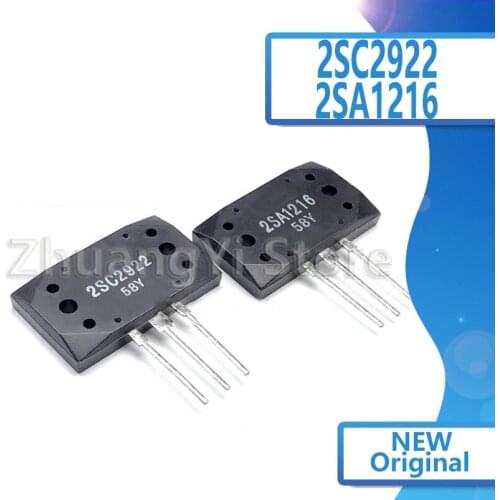 1 pair 2SA1216 2SC2922 A1216 C2922 New audio power amplifier IC pairing tube