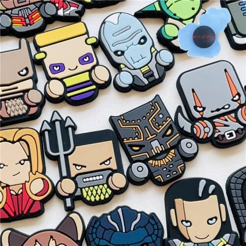 1Pcs Japan Comics Style PVC Shoe Charms Anime Sandals Accessories Shoes Buckle Decorations fit Croc JIBZ Kids X-mas Party Gifts