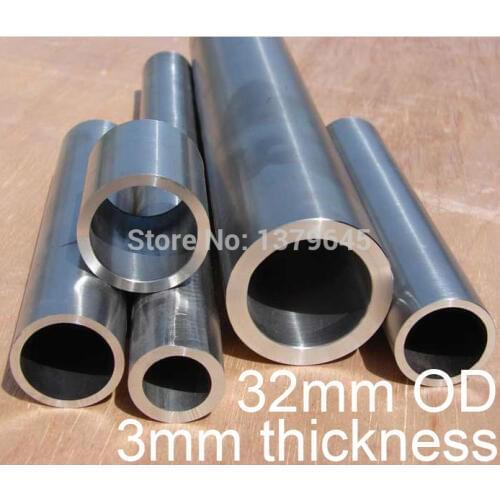 32mm OD 26mm ID 32*3*500 GR2 titanium tube TA2 titanium alloy pipe anti-corrosion high temperature pressure Ti tubing