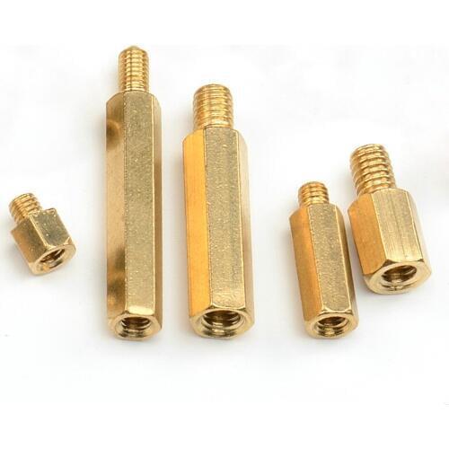5PCS PCB Support Pillars Isolation Column Spacing M4*12+6mm