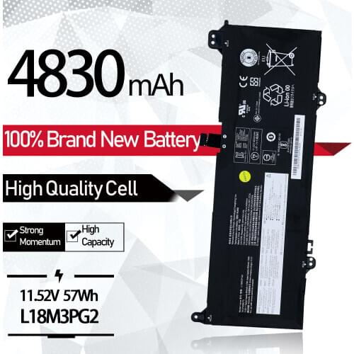 L18M3PG2 L18L3PG2 Laptop Battery For Lenovo 31CP5 L18L3PG2 5B10T04978 New 11.52V 57Wh 4830mAh New
