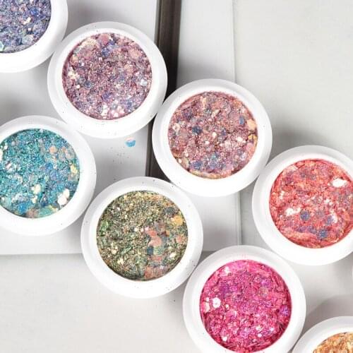 Shiny Mermaid Sequins Glitter Epoxy Resin Mold Fillings Jewelry Making Craft DIY Accessories Nail Art Chunky Glitter Sequins