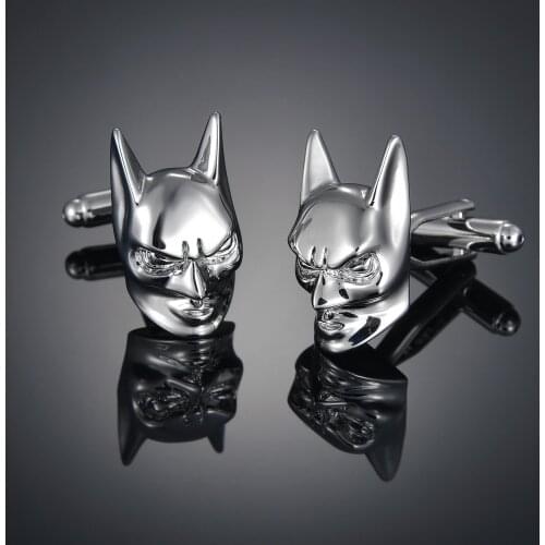 French Fox Head Cufflinks for Mens Shirt Cuff Nails High Quality Novelty Silver Color Animal Cuff links Brand Fashion Jewelry