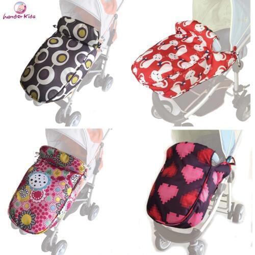 Baby stroller Footmuff Universal Pram Foot Muff Waterproof Soft Foot Cover Anti-slip Thicken and Warm stroller accessories