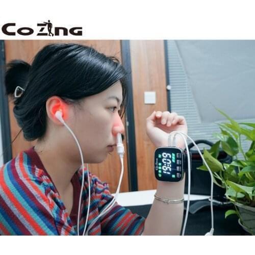 Electronic laser acupuncture, physical infrared laser treatment equipment Acupressure therapy wrist watch cold laser therapy