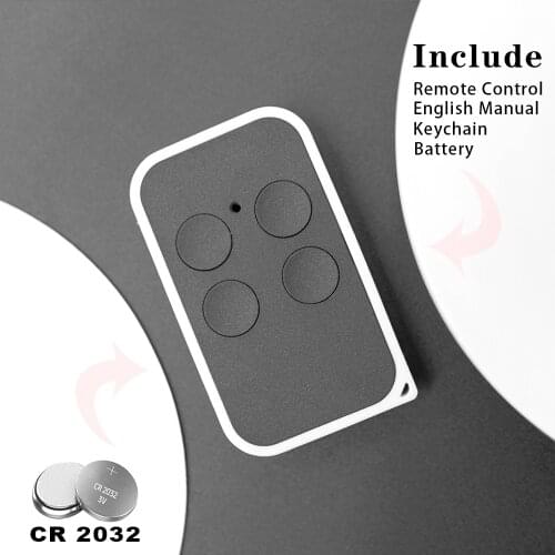 Garage Door Remote Control 287mhz to 868mhz Multi-Frequency Gate Automation Duplicator Roling Code Fixed Code Gate Opener