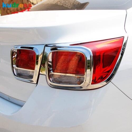 For Chevrolet Malibu 2013 2014 2015 8Th Generation ABS Chrome Rear Taillight Lamp Decoration Cover Trims Auto Accessories