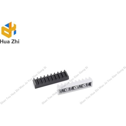 Building Blocks Parts 3743 10PCS Technic Gear Rack 1 x 4 LEGOING MOCS Education