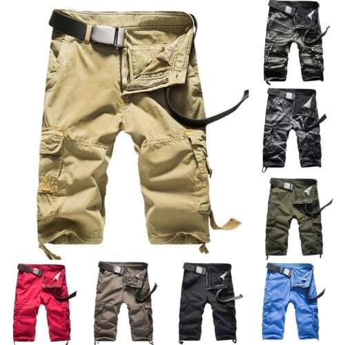 50% Hot Sales Men Multi-pocket Summer Casual Sports Cycling Shorts Sweatpants Fifth Pants