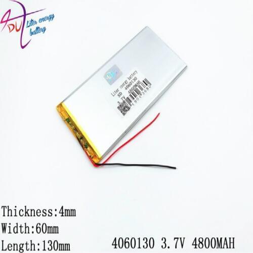 Liter energy battery 1PCS lithium polymer 4060130 3.7V tablet 0460130 4800MAH mobile power