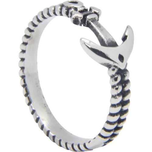 Support Dropship Size 6-12 Girls Sailor Ring 316L Stainless Steel Fashion Jewelry Band Party Anchor Ring