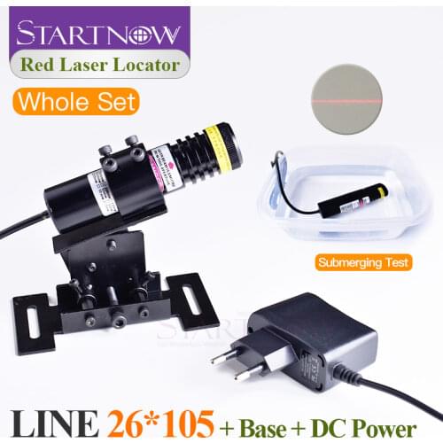 Waterproof Set 26*105 660nm 200mw 5V For Stone Cutting Machine Focusable Laser Beam Module Locator Red Laser Line Positioning