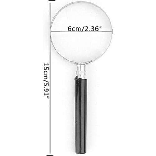Portable Magnifying Glass Handheld Magnifier High Definition Reading Eye Loupe