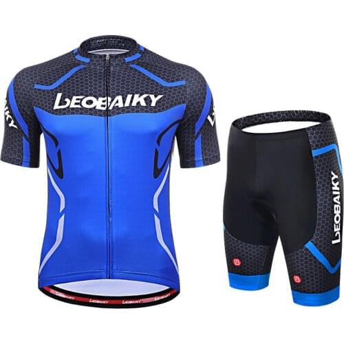 Pro Team Bicycle Jersey Set Men Cycling Clothing Mtb Road Bike Wear Racing Sportswear Quick-Dry Summer Short Sleeve Riding Suit
