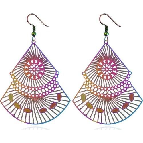 Computer Tablet Multicolor Earrings