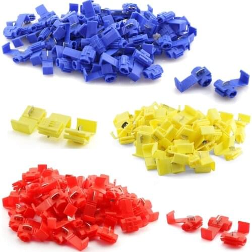 Scotch Lock colours Electric Wire Cable Connectors Quick Splice Terminals Crimp Non Destructive Without Breaking Line AWG 22-18