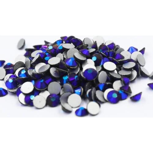 Black AB SS3~SS30 Non Hotfix Rhinestone стразы Flatback Glass Stone Nail Rhinestones Diamond For DIY Nail Decorations