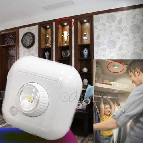LED PIR Motion Sensing Spot White Light Lamp Movement Detecting Home Security
