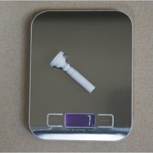 Trumpet Mouthpiece Parts Accessories ABS Plastic Trumpet For Brass Instruments Black White Durable 6.61x2.48x2.48cm