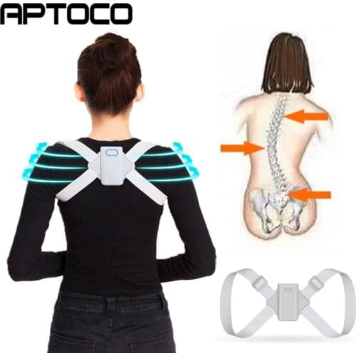 Smart Back Brace Posture Corrector Intelligent Inductive Adult Child Artifact Hunchback Correction Belt Office Sport Fitness