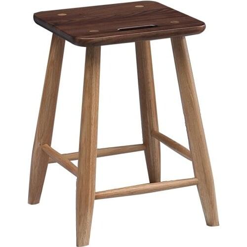Within three meters of the original Nordic Japanese-style solid wood stool square stool changing shoes stool makeup stool dining