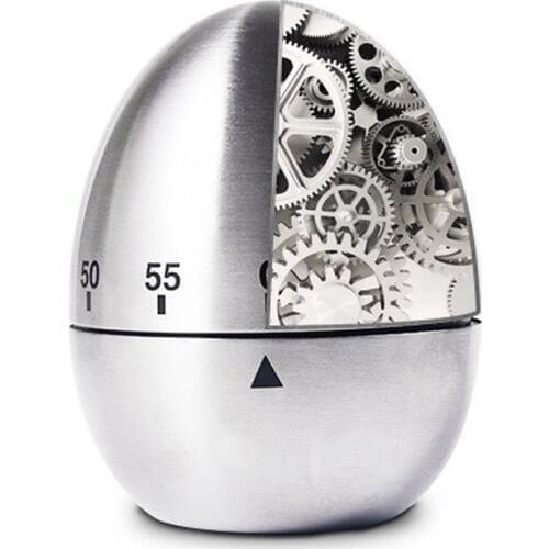 Egg-shaped Timer, 60-minute Student Timer Baking Cooking Reminder Reloj Cocina Temporizador Cooking Clock Kitchen Timer