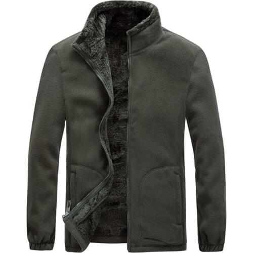 Windproof Stylish Plush Warm Windproof Men Coat Antistatic Men Jacket Thicken for Working