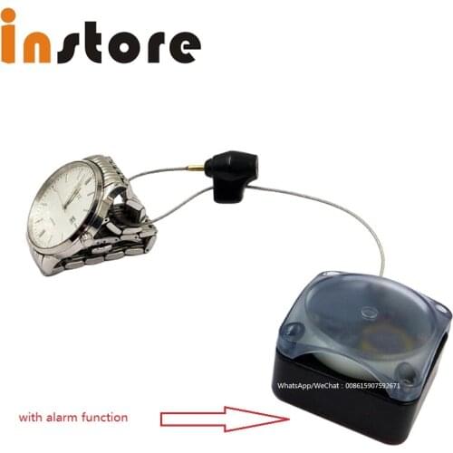 10Pcs Retractable Telescopic Anti-Theft Alarm Cable Pull Box Luxury Bag Merchandise Display Security Recoiler Box Rope Lock Wire