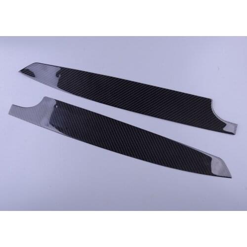 2Pcs Car Front Door Amrest Panel Trim Cover Carbon Fiber Decoration Fit for Toyota 86 Scion FR-S Subaru BRZ 2017 2018 2019 2020