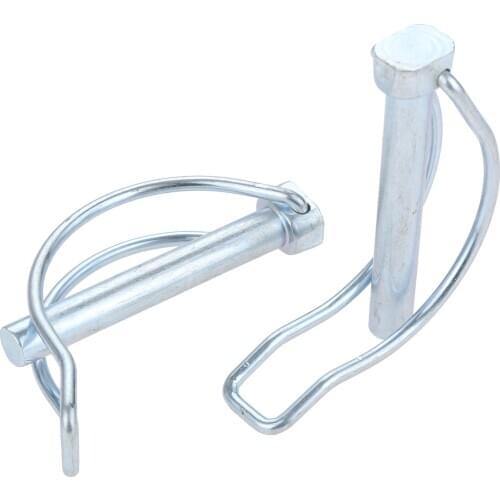 2pcs M10*70mm Coupler Safety Pin Quick Lock Release Trailer Towing Coupler Pin Bicycle Stroller Cargo Boat Hitch Hook Clip