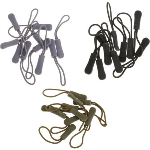 30 Zipper Pull Cord Zip Puller Zip Fastener Zip Slider Replacement for Bags