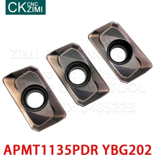 APMT1135PDR YBG202 APMT 1135PDR YBG202 Carbide insert milling tool indexable tool CNC Metal lathe tool for Steel stainless steel