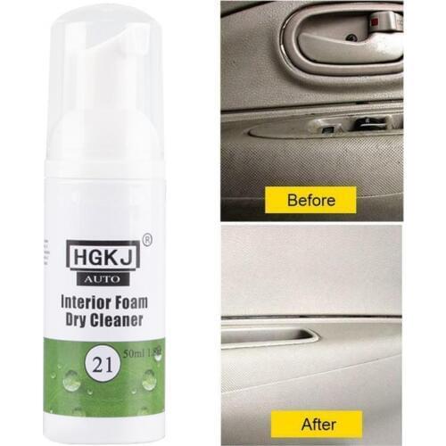 Car Accessories HGKJ-21-50ml Car Interior Cleaner Cleaning Foam Dry Cleaning Agent Car Window Cleaner Car Cleaning TSLM1
