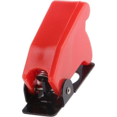 Car Auto Red LED Light SPST Toggle Rocker Switch Control On/Off Cover