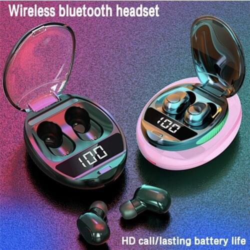 Macaron L30 Bluetooth 5.0 Wireless Headphones with Mic Sports Waterproof Earphones Smart Control Wireless Headsets Earbuds gift