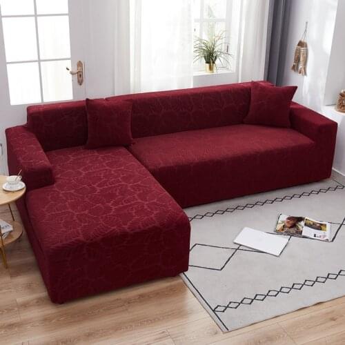 Modern High Elastic All-inclusive Sofa Cover Four Season Universal Jacquard Couch Covers Dust Proof Sectional Sofa Cover