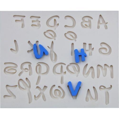 3D Letter Alphabet Silicone Mold Message Board Cake Molds Fondant Topper Chocolate Cake Decorating Tools K688