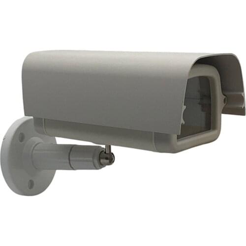 Indoor Outdoor Security CCTV Camera Housing Protect Cover Case with Plastic Wall Mount Bracket for Video Surveillance Cameras