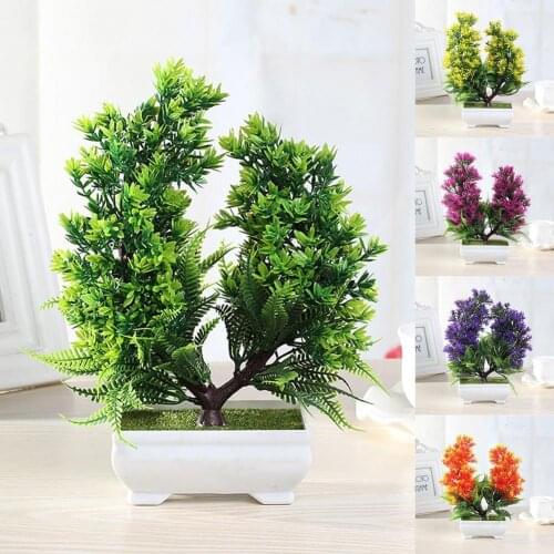 Everlasting 1 Set Durable Lawn Patio Artificial Potted Plant Lightweight Artificial Potted Plant Portable for Indoor