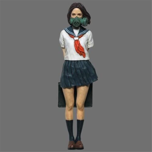 Resin Figure 1/35 Scale Model Kit The Doomsday Schoolgirl Assembling Model Resin Kit Colorless Self-Assembled Toys R39