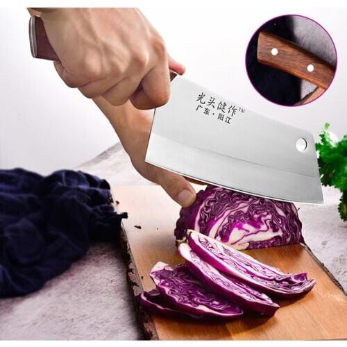 GTJ High Quality 4CR13 Stainless Steel Kitchen Multifunctional Cutting Knives Household Cooking Meat Vegetable Knife Chef Knives