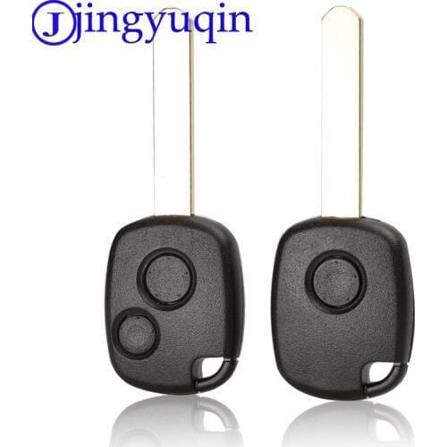 Jingyuqin 10ps 1/2 B Remote Blank Car Key Shell Case Cover Fob For Honda Odyssey Uncut Blade